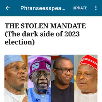 THE STOLEN MANDATE(The dark side of 2023 election)